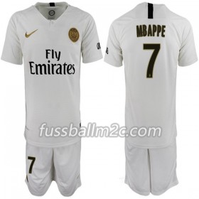 Fußballtrikots Paris Saint-Germain Mbappe 7 Kinder Auswärts Trikotsatz 2018-2019